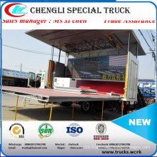 4meters Length Dongfeng DFAC 4X2 Wagon Stage Truck